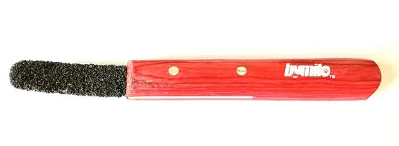 Bymilo Trimmekniv m/lavastein 13mm Rød