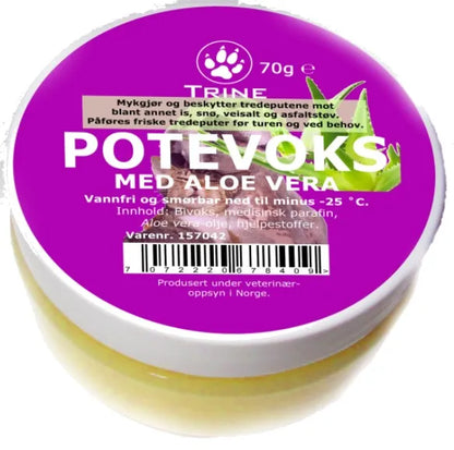 Trine Potevoks med Aloe vera