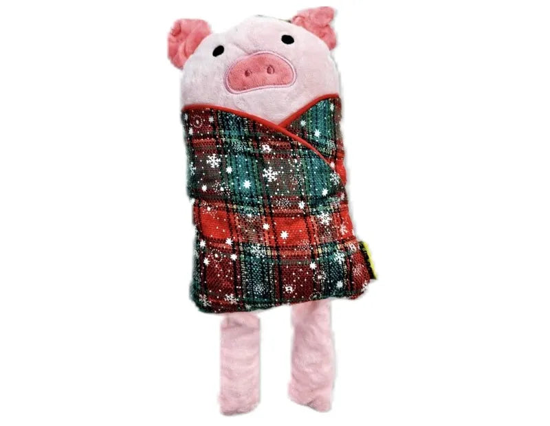 Hundeleke Julegris m/pip 30cm