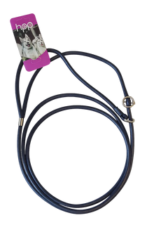 Ustillingskobbel i nylon rund m.stopper 4mm/120cm Sort